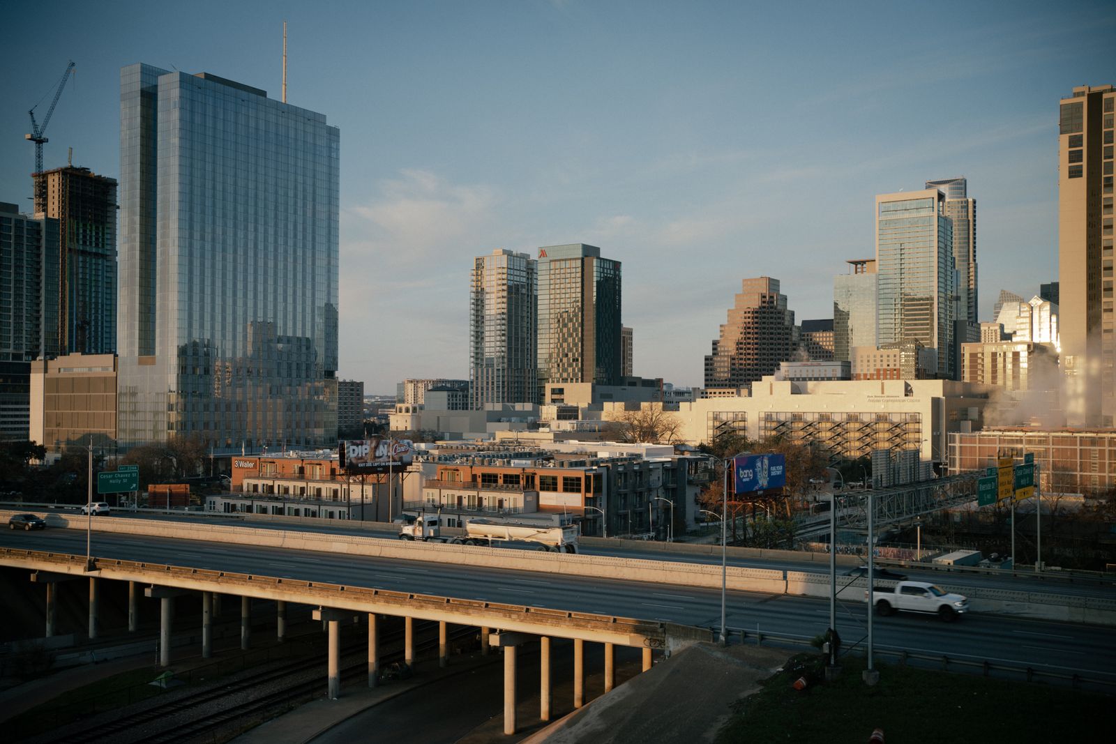 Aerial view of downtown Austin, Texas